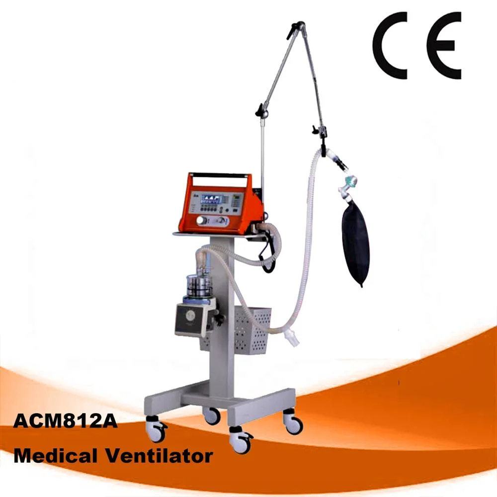 Acm812A Invasive Mechanical Ventilation for Adult and Child Yh-830 Yh-730 Medical Breathing Apparatus for Hospital ICU in Stock