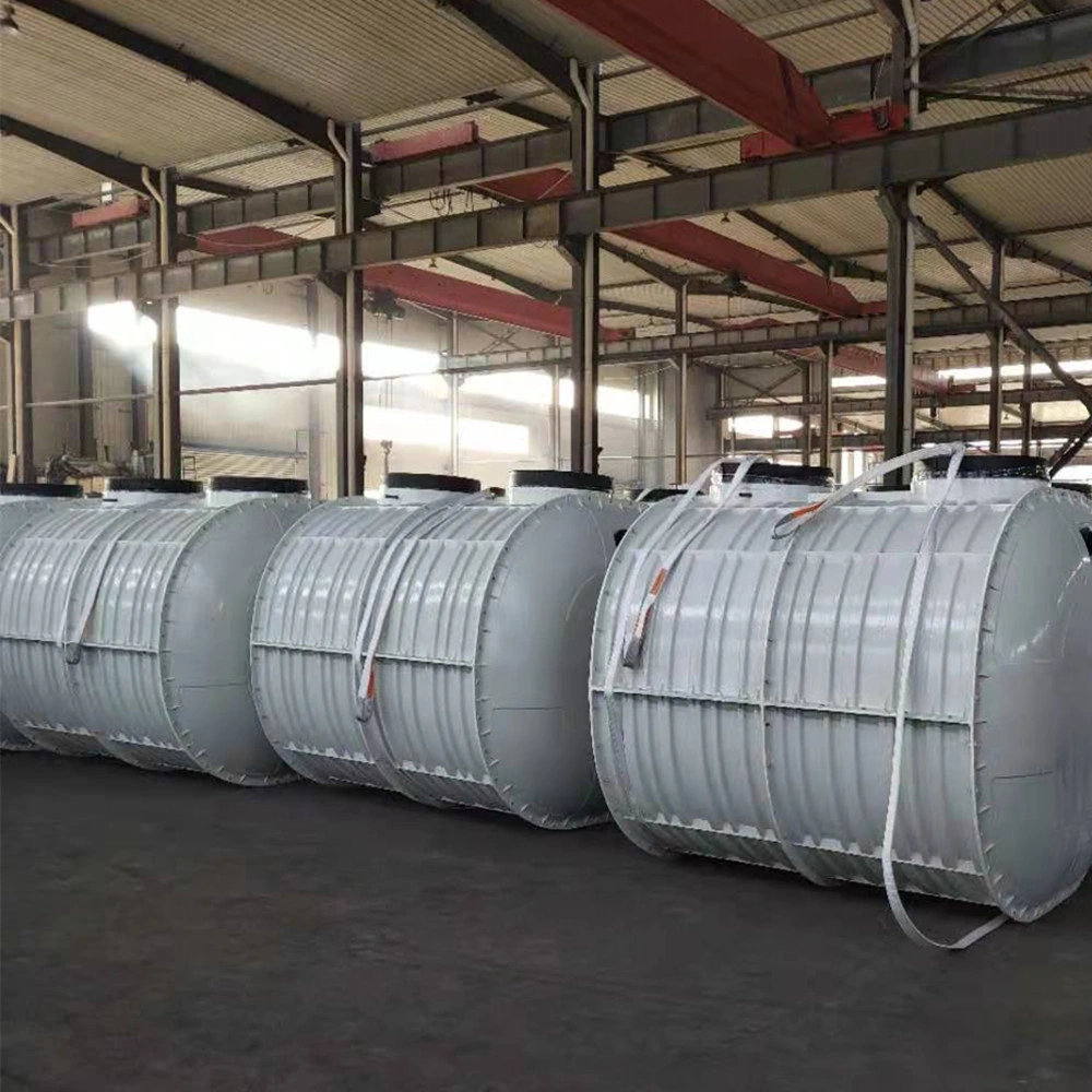 Portable Waste Water Purification Mbbr Domestic Sewage Treatment Plant with FRP Septic Tank