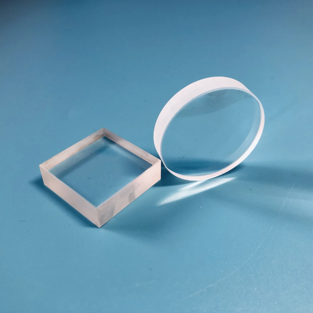 Monocrystalline (Single Crystal) IR CaF2/Baf2/Mgf2/Lif Optical Flat Glass Windows/Lens/Sheet/Cube for IR System
