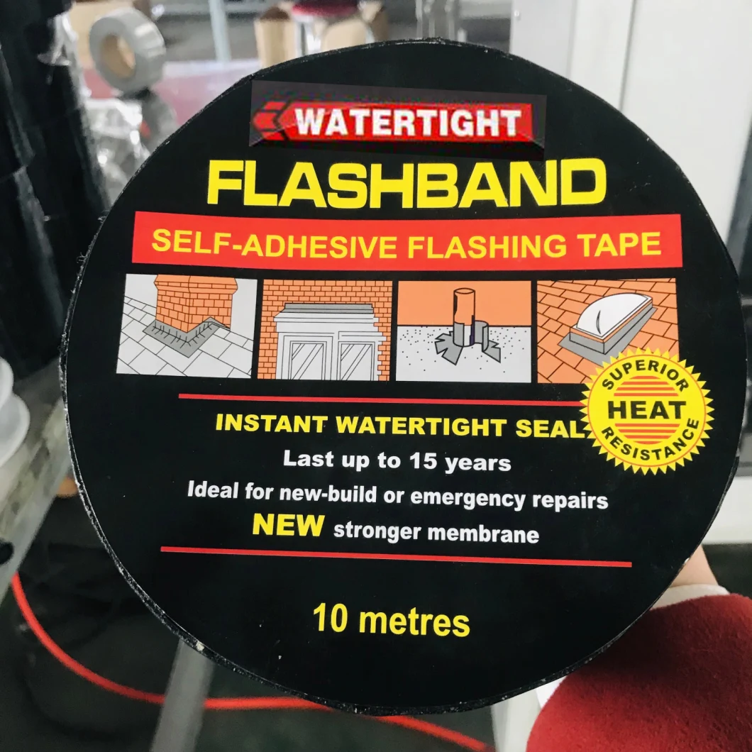 Flash Band Aluminum Foil Flash Tape Self Adhesive Bitumen Flashing Tape for Roof
