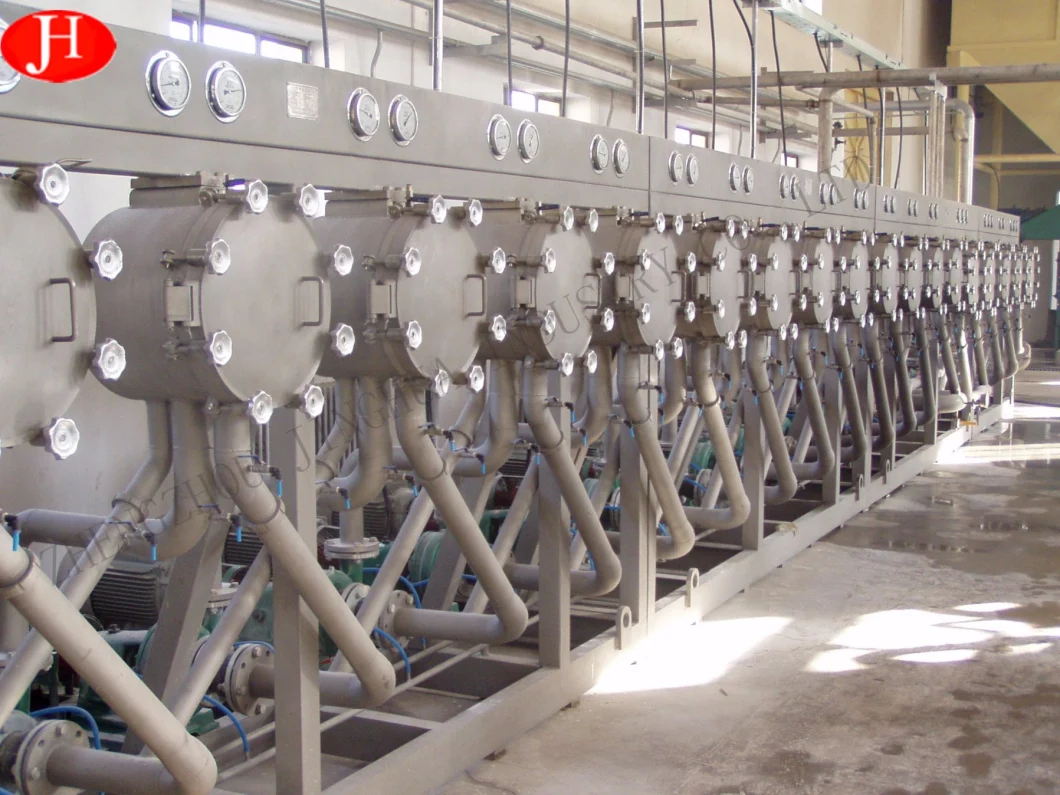 Sweet Potato Starch Milk Dehydrator Making Machine Hydro Cyclone Starch Milk Dewatering Plant