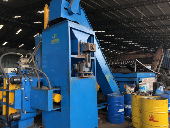 630ton Press Force Horizontal Steel Scrap Briquette Press for Foundries