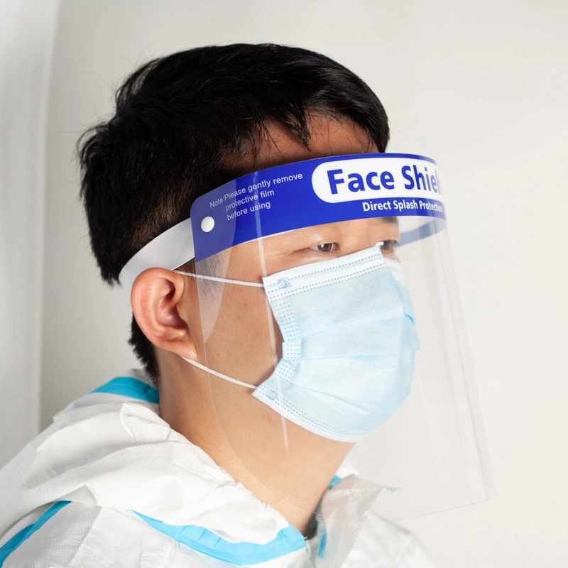 Factory Wholesale Face Protection Shield Mask Plastic Face Shield Face Shield Mask with Plastic Shield