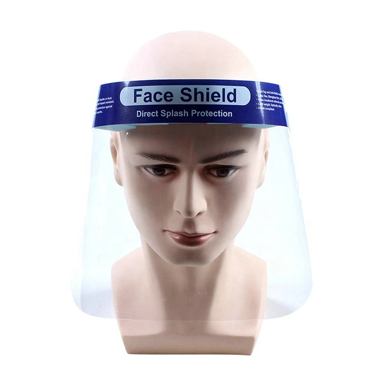 Factory Wholesale Double-Sided Antifog Protective Pet Face Shield Mask