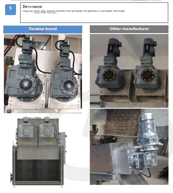 Multidisk Volute Screw Press Dehydrator for Wastewater Sludge Dewatering