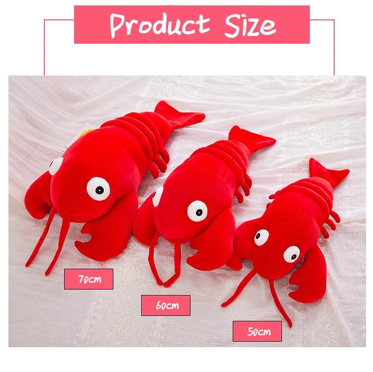 Simulation Crayfish Large Pillow Sleeping Pillow Crayfish Cute Doll Toy