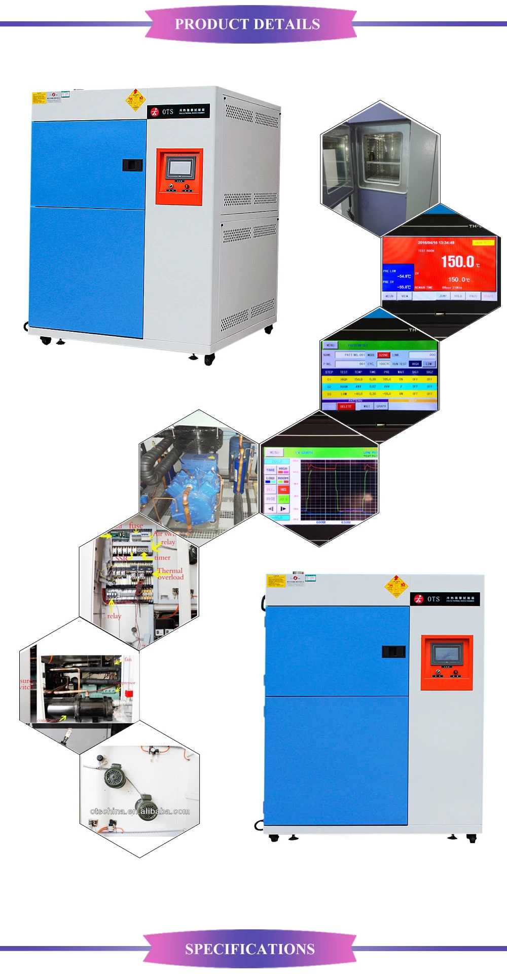 High and Low Temperature Impact Test Machine for Battery Test