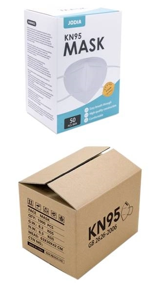Factory Portable Respirator 5-Ply Non-Woven KN95 Face Mask for Adult