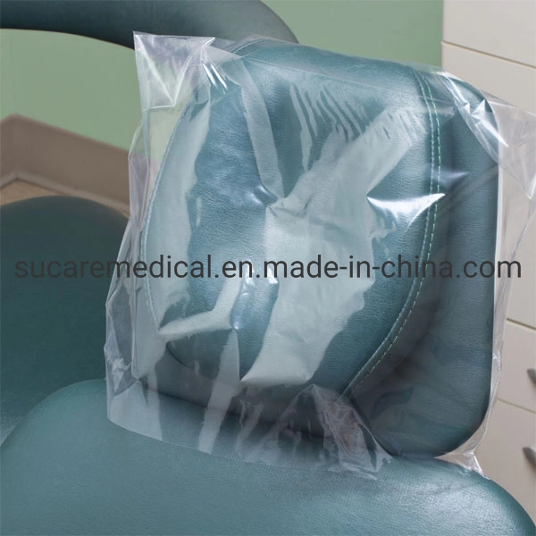 Clear PE Barrier Dental Chair Headrest Cover 10