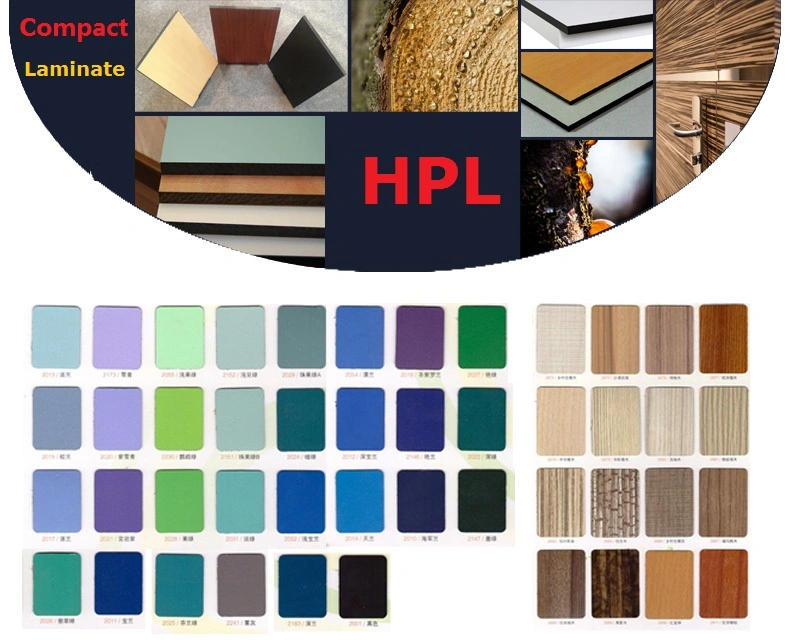 Solid Color HPL Sheet Used for Modern Decoration / Fireresistant HPL
