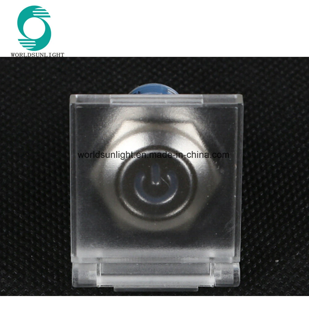 16mm Waterproof Symbol LED Light Metal Push Button Switch with Protective Cover