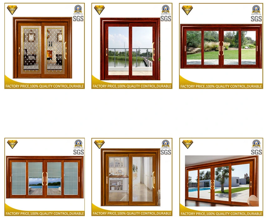Double Glazed Aluminium Stacking Sliding Glass Doors/Double Glazed Windows and Doors