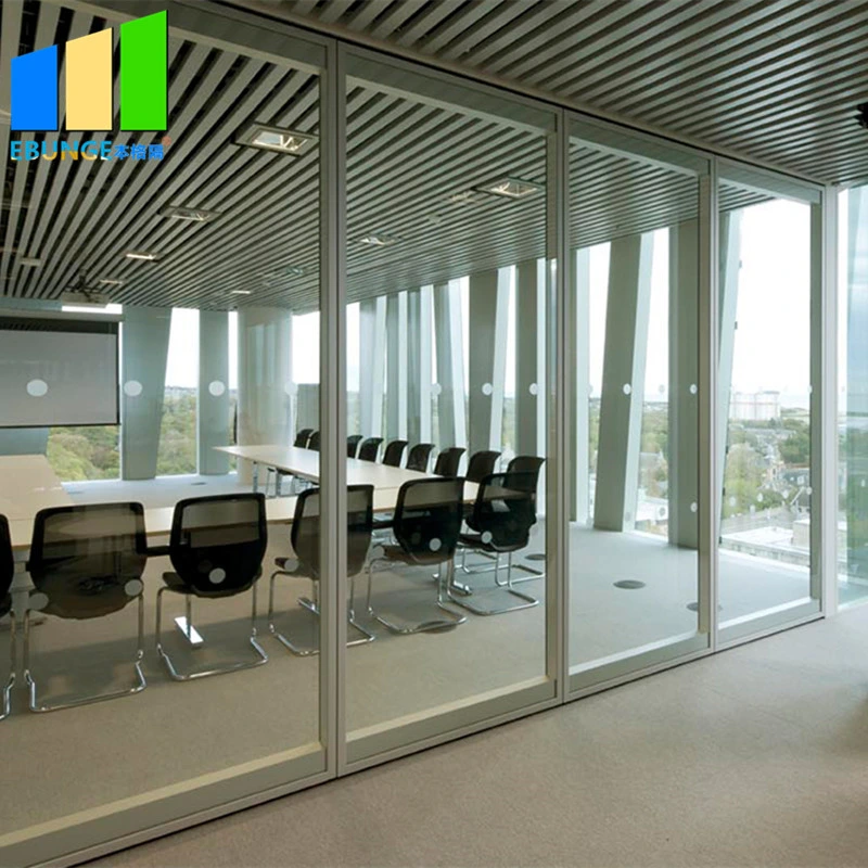 China Manufacturer Folding Glass Door Panel Glass Partition