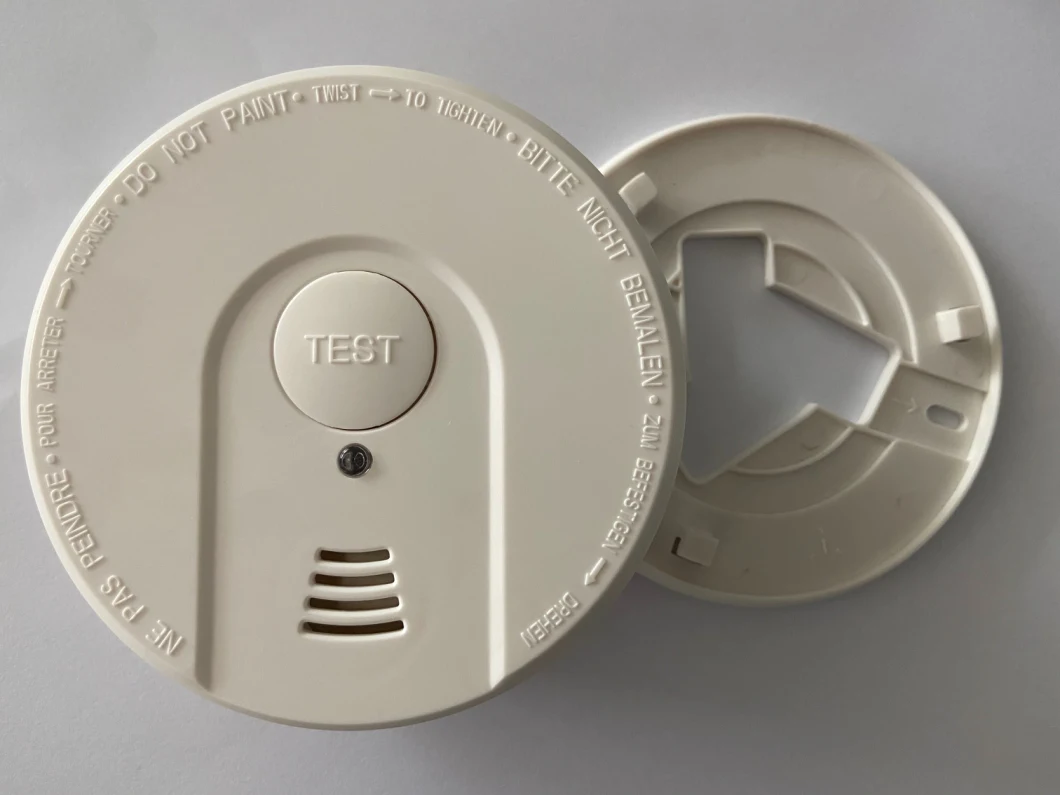 Smoke Alarm Tester Fire Warning Monitor Alone Photoelectric Smoke Detector