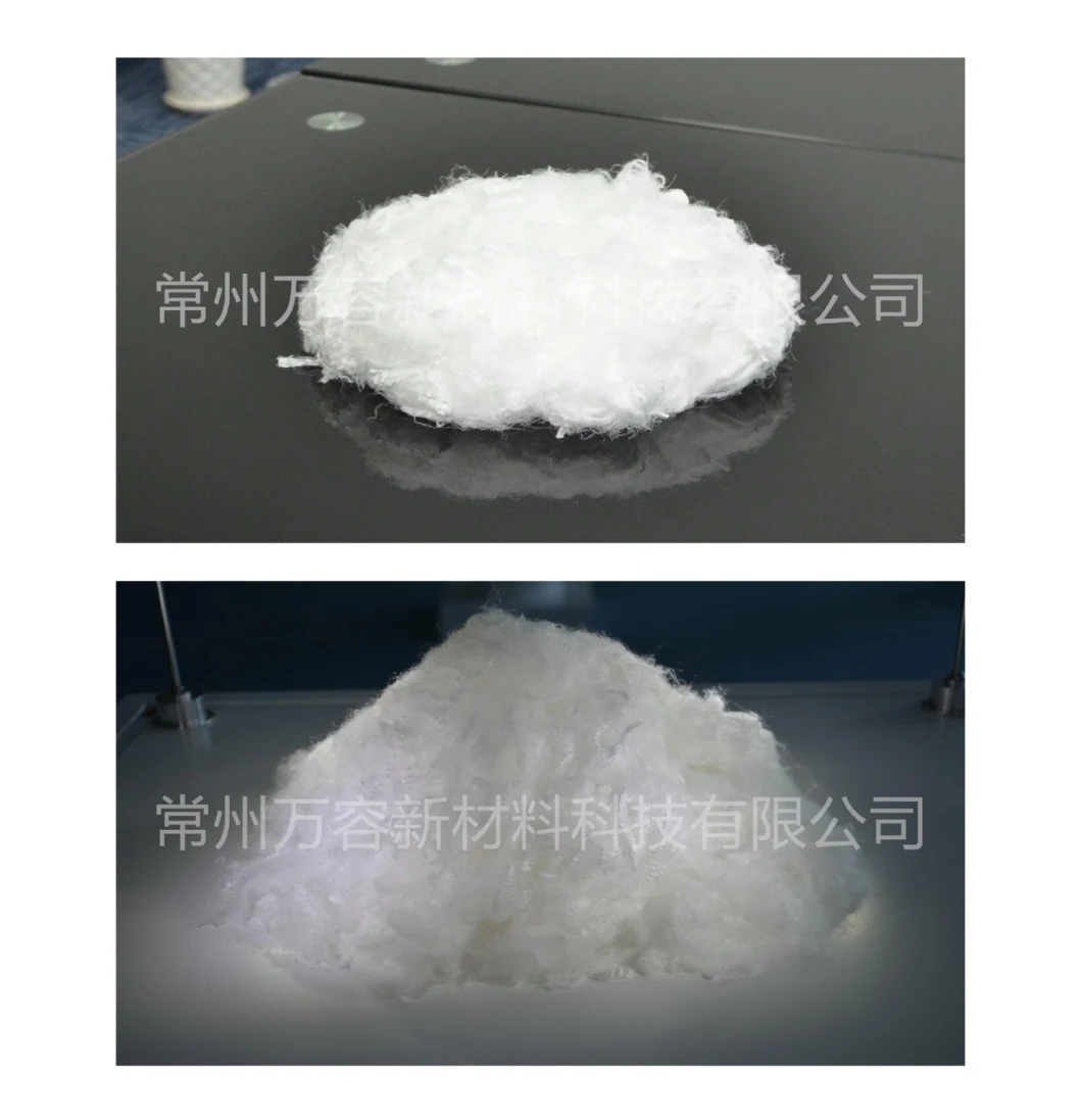 The Raw Material of Dust Filter Cloth 100% Pure White PTFE Staple Fiber