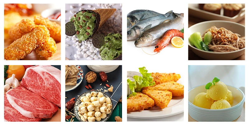 Frozen Vegetables IQF Spiral Freezer for Frozen Seafood/Shrimp/Pastry/Meat/Fish