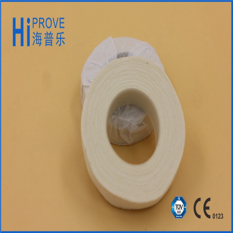 Skin Color Zinc Oxide Adhesive Plaster with Plastic Cover