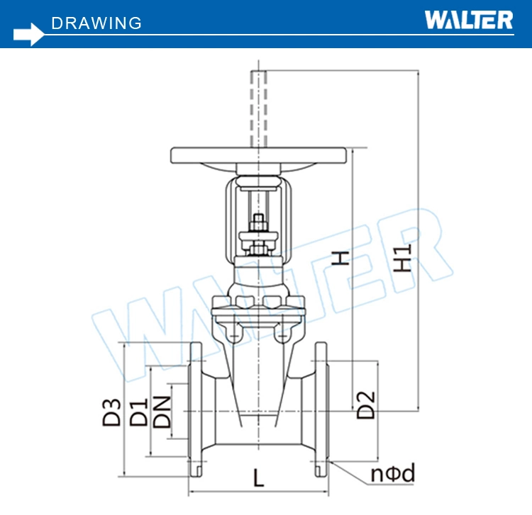 Fire System Water Flow On-off OS&Y Gate Valve