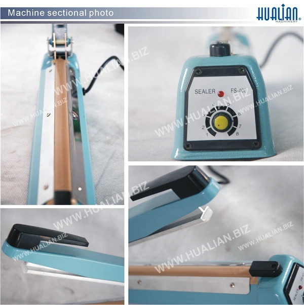 FS-400Iron Hualian Iron Body Manual Mini Hand Impulse Heat Plastic Bag Film Sealing Machine