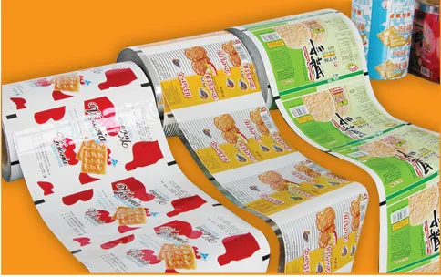 Custom Printed Sachet Packaging Film Roll Laminated Plastic Film Roll