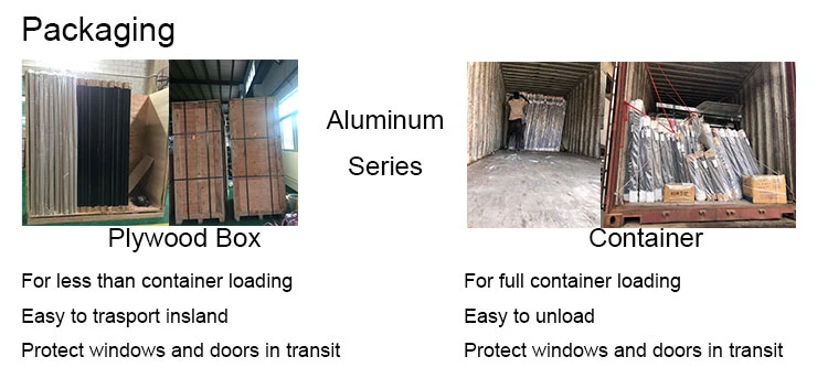 China Supplier 2 Tracks Aluminium Frame Window Sliding Glass Window
