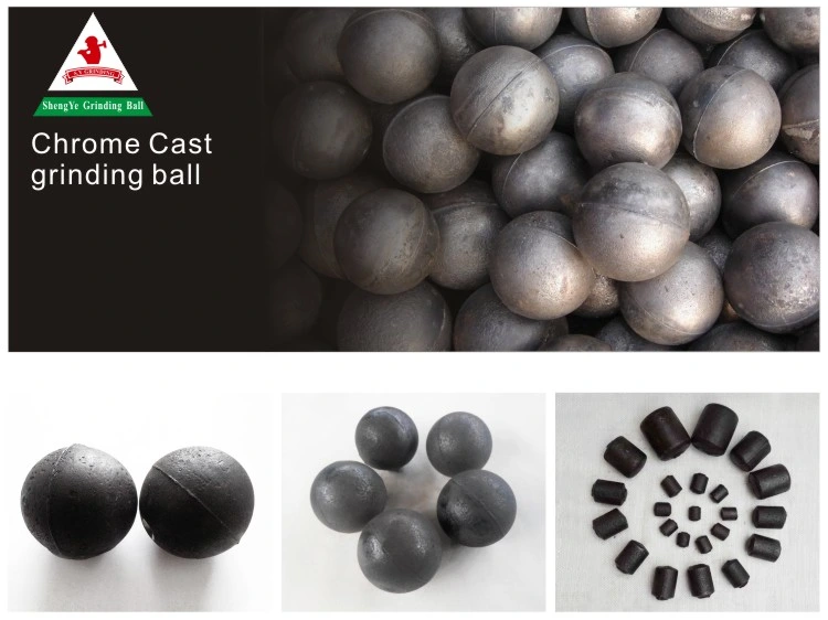 High-Medium-Low Chorme Cast Iron Steel Ball / Cast Grinding Ball