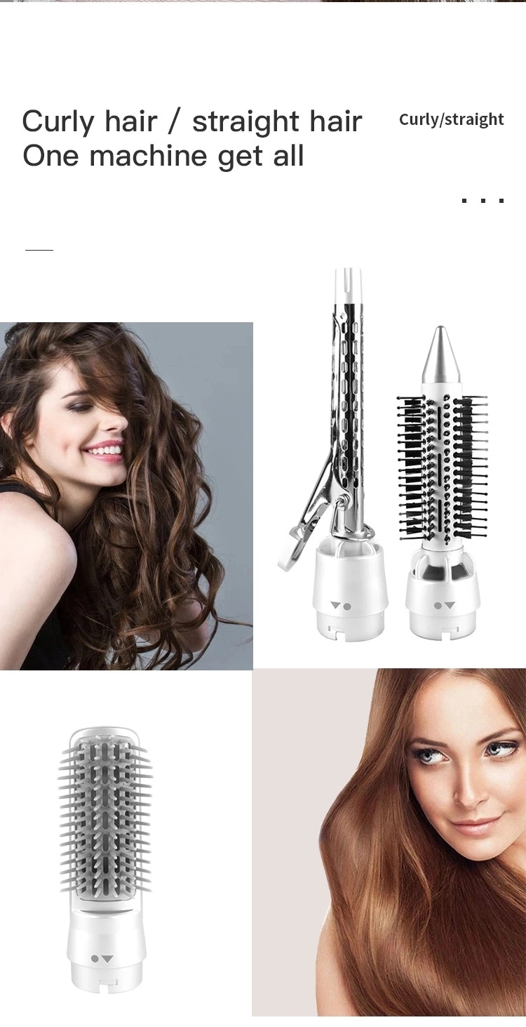 Hot Air Brush and Professional Volumizer Salon Styling Ceramic Lightweight Blow Dryers Straightener Curl Hair Brush
