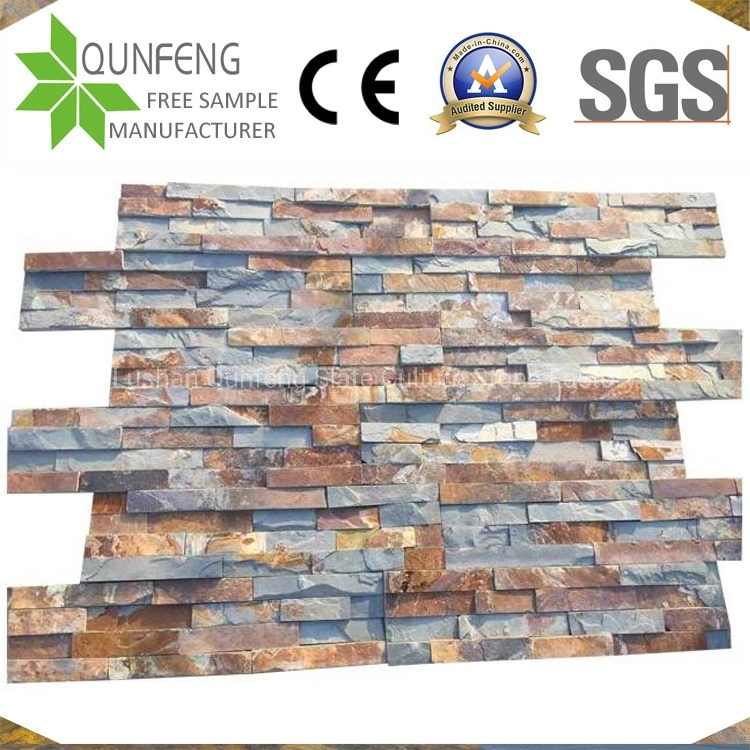 Cheap Price Natural Rusty Slate Wall Panel Culture Stone