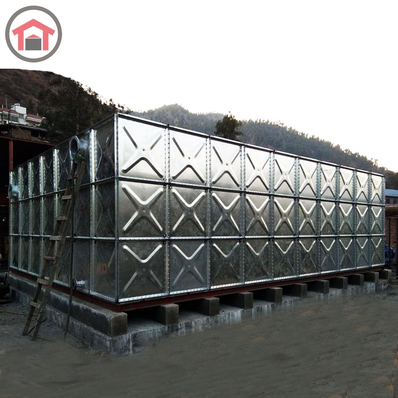 Galvanized Steel Flexible Insulated Water Storage Tank for Fire Fighting