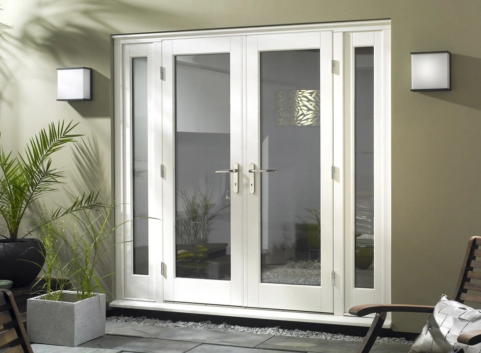 Conch UPVC Swing Door UPVC Casement Door UPVC Glass Door with Steel Reinforcement