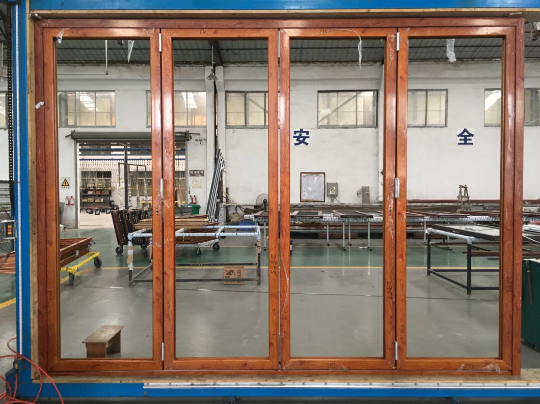 Temporary Folding Door, Aluminium Folding Sliding Door System