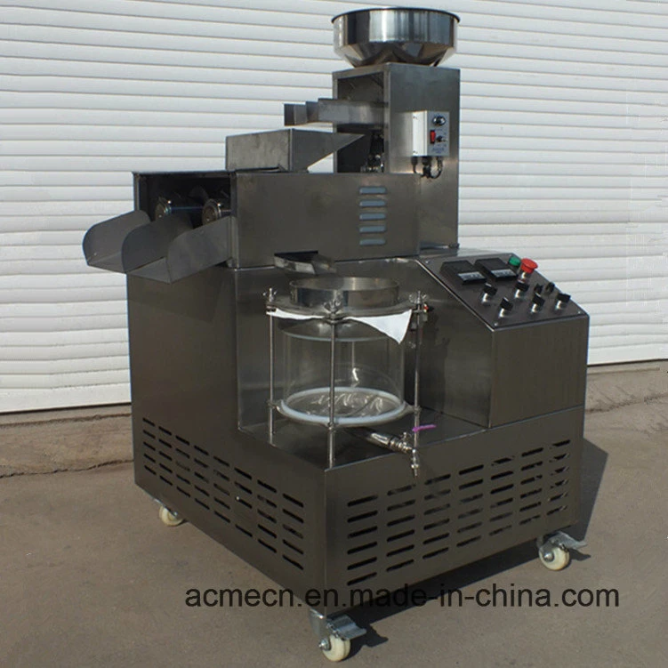 Mobile Type Commercial Oil Press Machine / Peanut Oil Press / Automatic Smart Cold Press Oil Mill