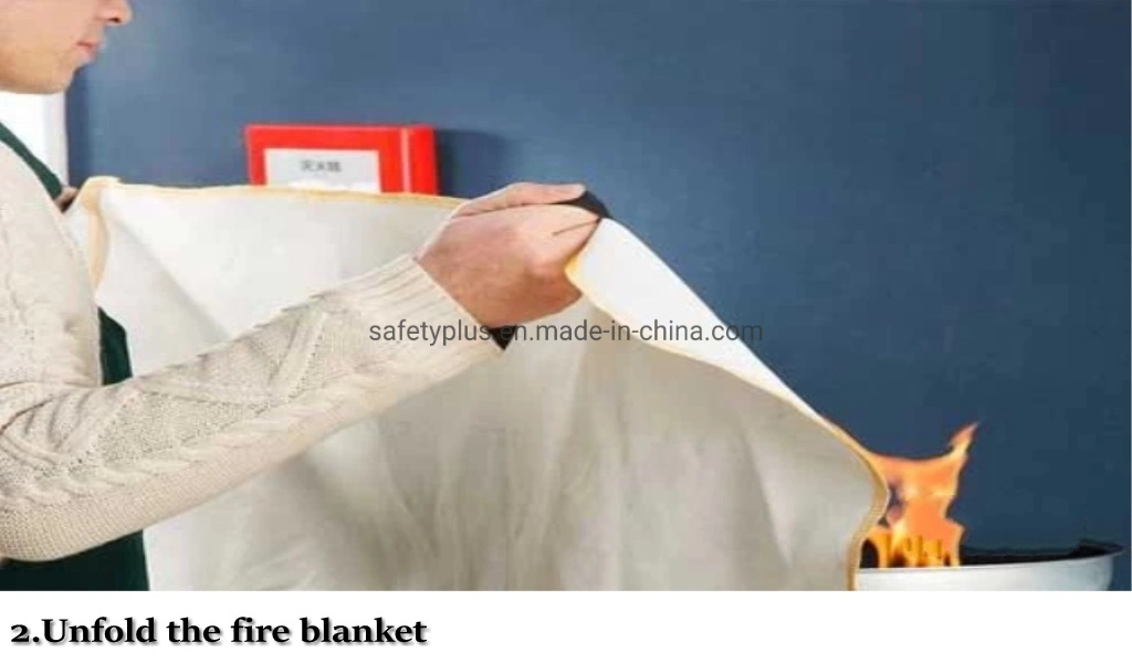 1.2*1.8m Fiberglass Emergency Car Fire Blanket