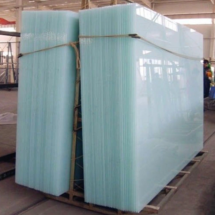 China Factory Opaque 6.38mm White Toughened Laminated Glass Price