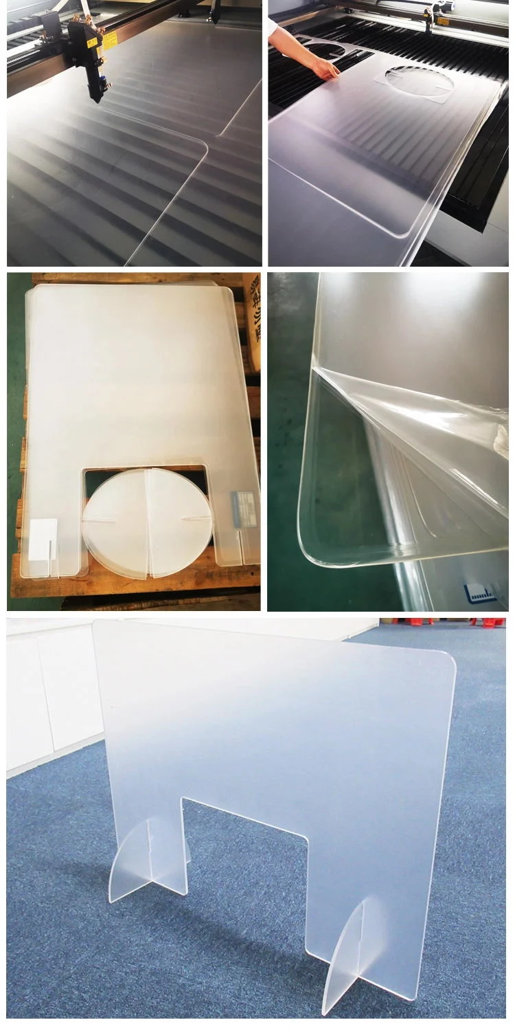 Transparent Protective Desktop Acrylic Isolation Board /Acrylic Sneeze Guard