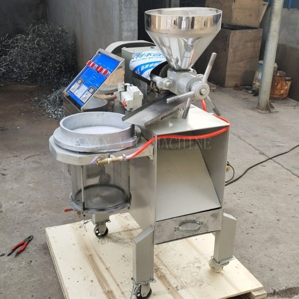 Family use small capacity oil press machine with vacuum filter