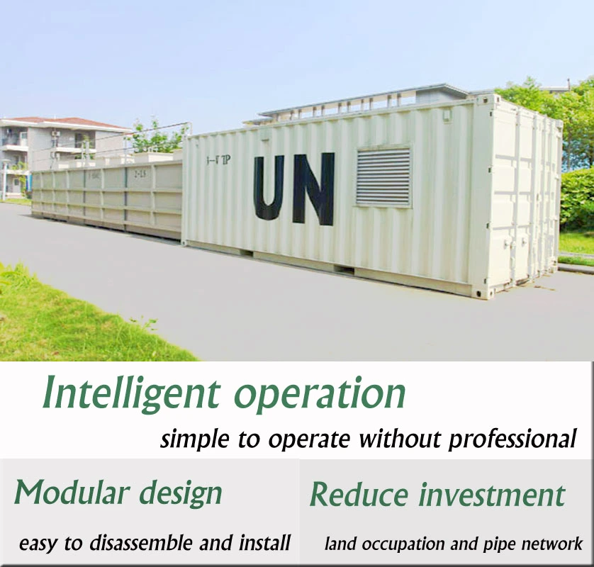 Small Scale Containerized Fmbr Sewage Treatment Equipment