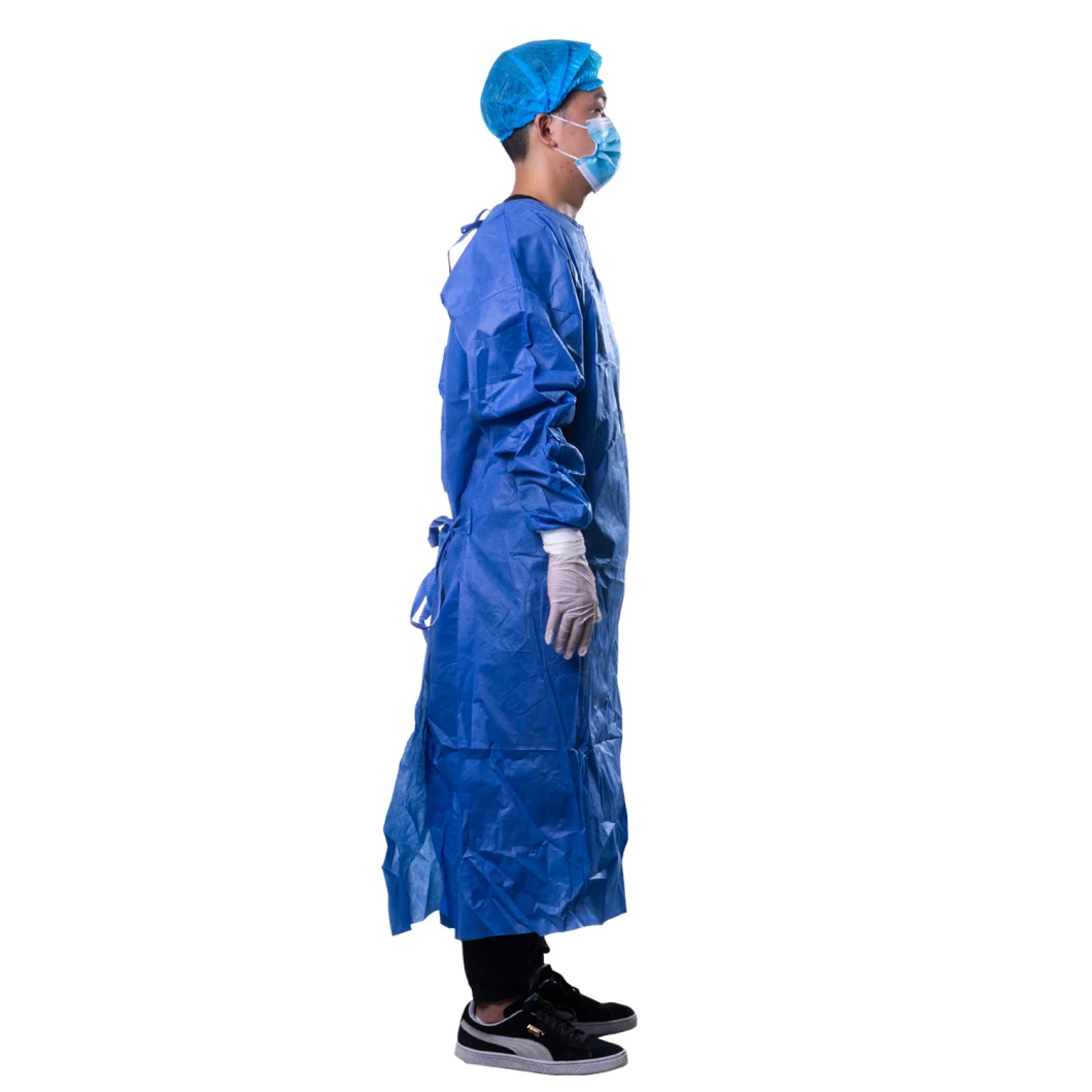 Disposable Coverall Medical Protective Suit Coveralls Protective Clothing PP+PE 35G/M2 (EO sterile)