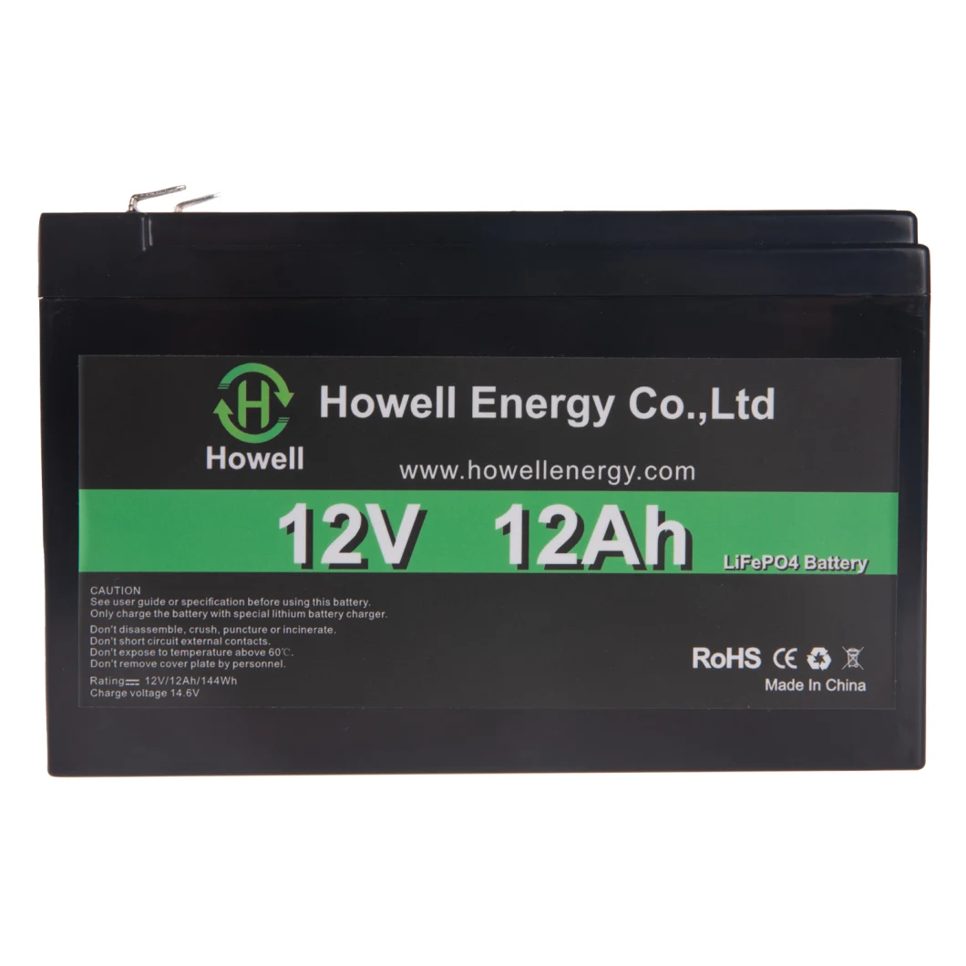 Deep Cycle 12V 10ah LiFePO4 Battery 12V 5ah 12ah Lithium Iron Phosphate Battery Rechargeable Battery