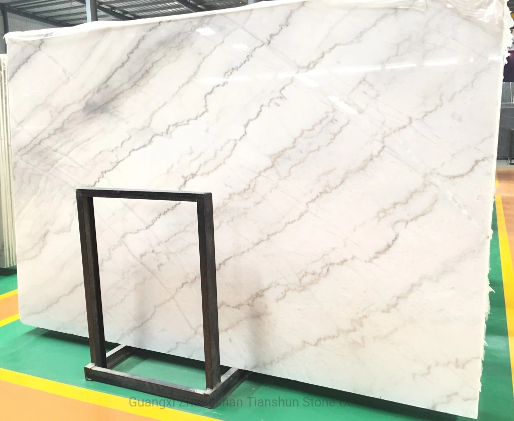 a Good Quality Factory Price Guangxi White Carrara Marble Block, White Marble Block
