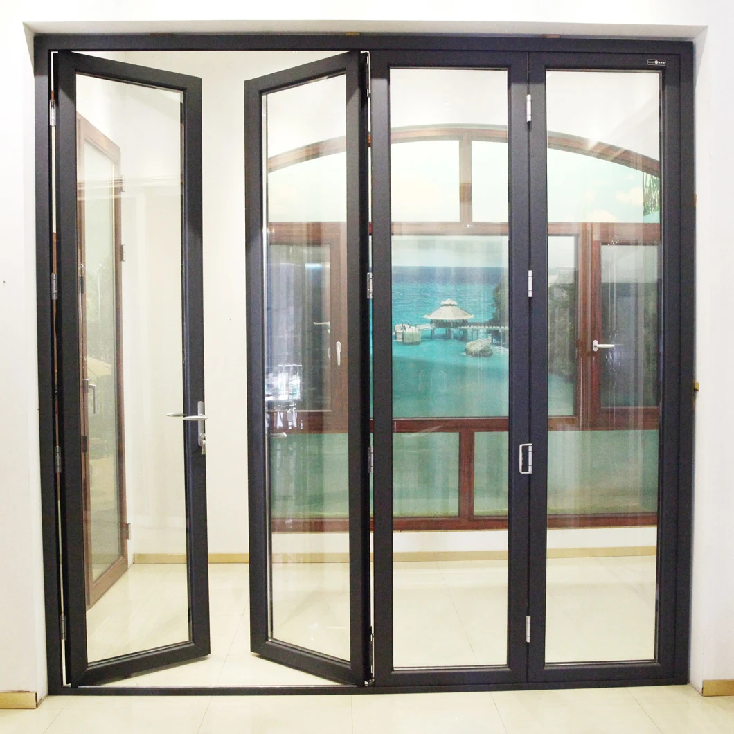 Aluminium Doors/Aluminum Folding Doors/Bifolding Glass Doors/Exterior Door/Bi-Folding Door/Sliding Folding Door