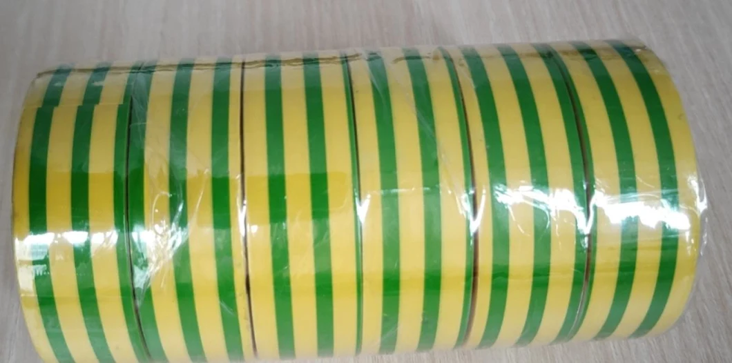 Elitape Green and Yellow PVC Floor Marking Tape