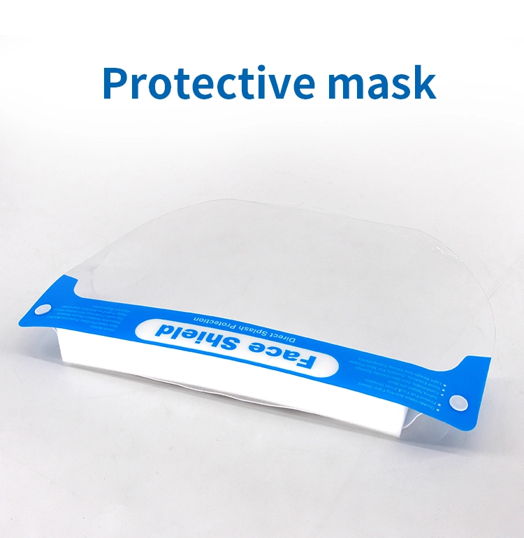Protection Full Face Mask Plastic Pet Anti Fog Direct Splash Protection Mask High Transparent Face Mask