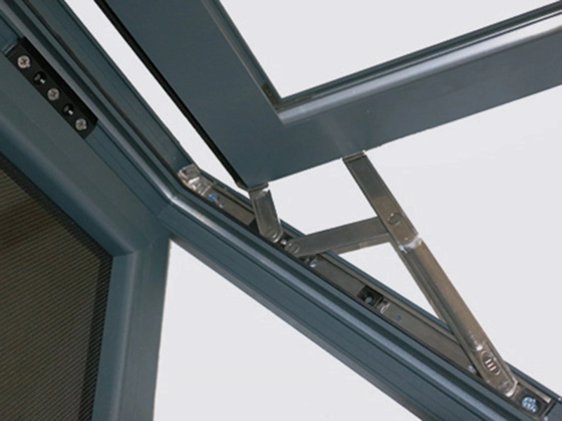 High Quality Security Modern Aluminum Frame Metal Glass Casement Window