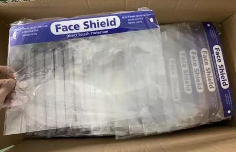 Professional Anti-Fog Dustproof Full Face Protection Clear Plastic Protection Face Shield Transparent Protective Face Shield