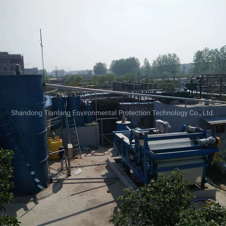 Sewage Sludge Dewatering Filter Belt Press Equipment for Food Factory Activated Sludge Treatment