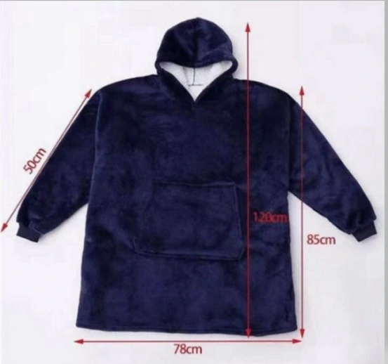 Oversized Blanket Hoodie Throw Blanket with Large Pocket Sherpa Sweatshirt Blanket Ultra Plush Sweatshirt Blanket Hoodie
