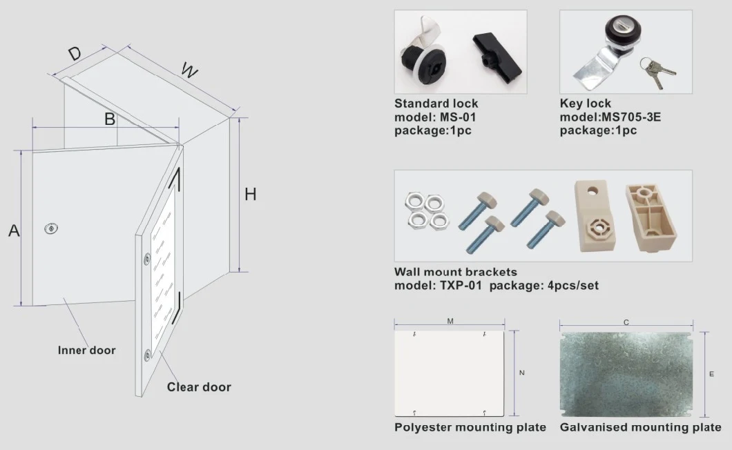 Tip-325 Polyester Enclosure/SMC Box-FRP SMC Enclosure