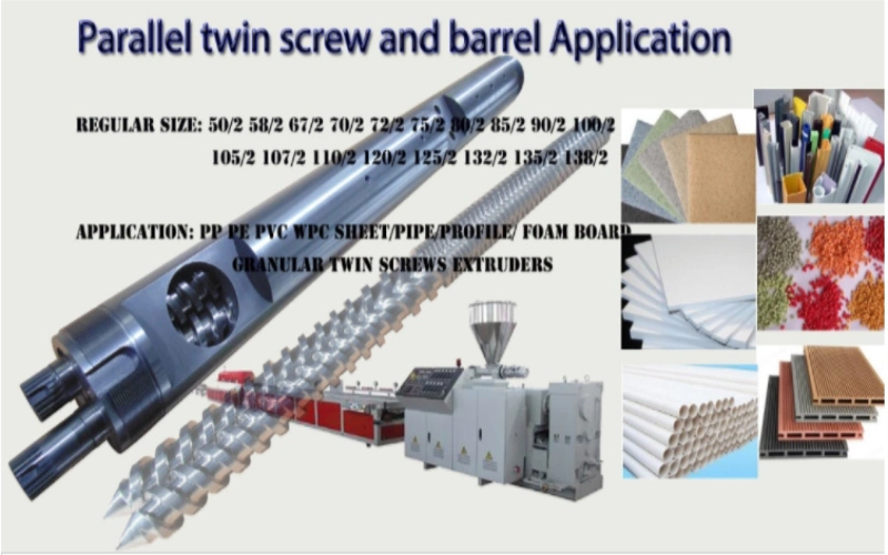 Parallel Twin Screw Barrel/Twin Screw Barrel/Hot Sale Screw Barrel
