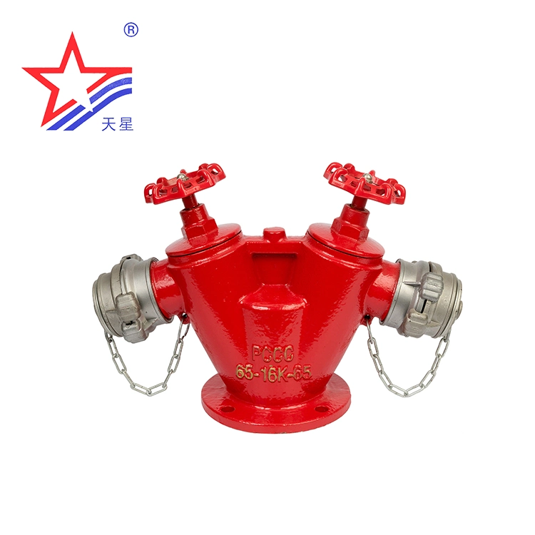 Black Rotary Table Without Booth Bucker Double Outlet Fire Hydrant